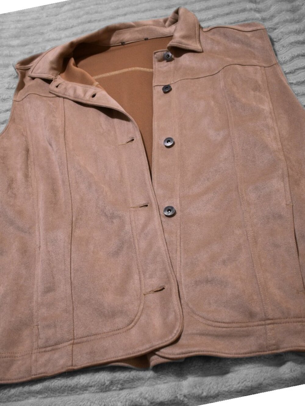 Micro Suede Vest 2X